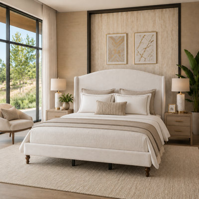 Mobilier de chambre à coucher rembourré moderne