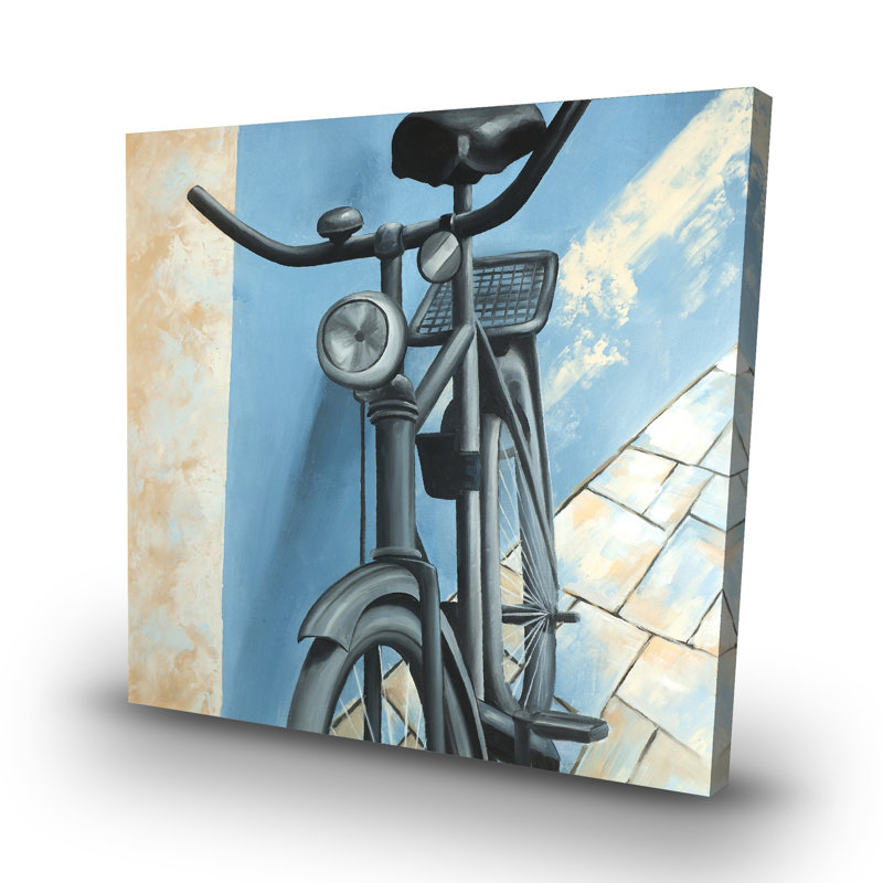 Abandoned bicycle - 32"x32" art on canvas