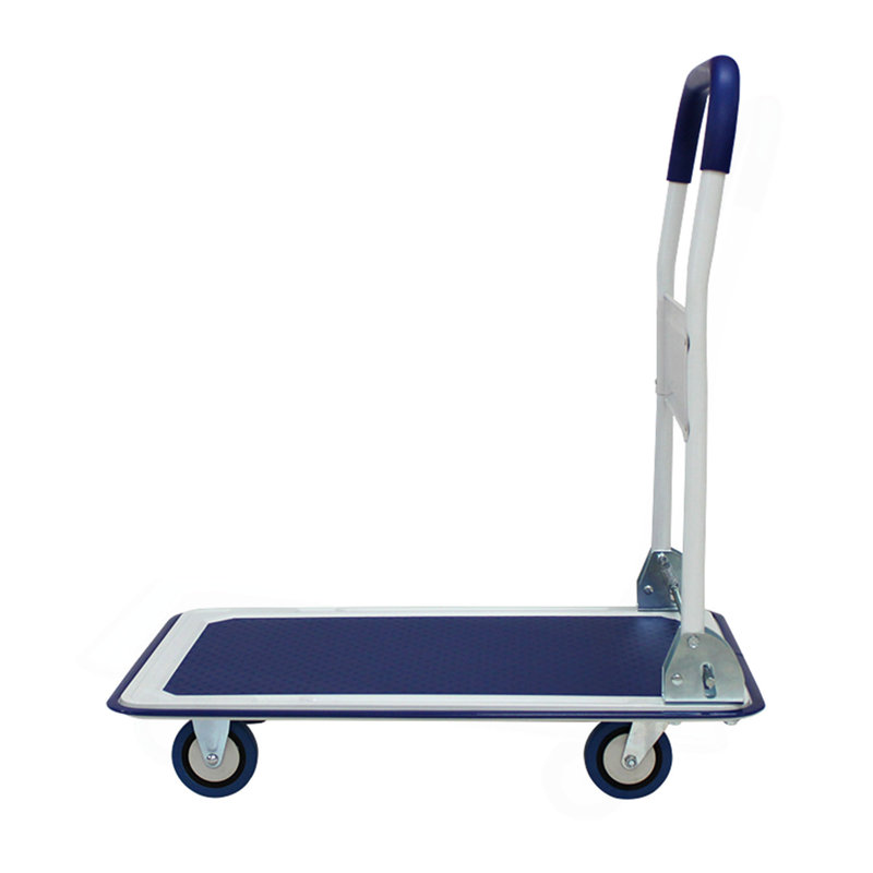 330 lb Chariot à plat capacité capacité, 32.3" H x 28.7" W x 18.9" D, Blue