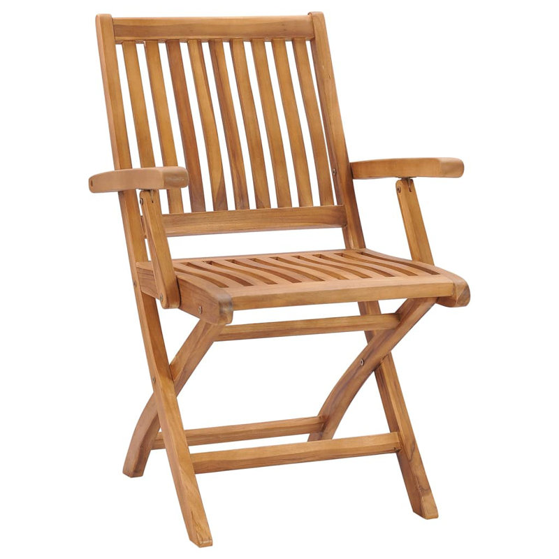 Ensemble de 8 chaises de patio pliantes Toru