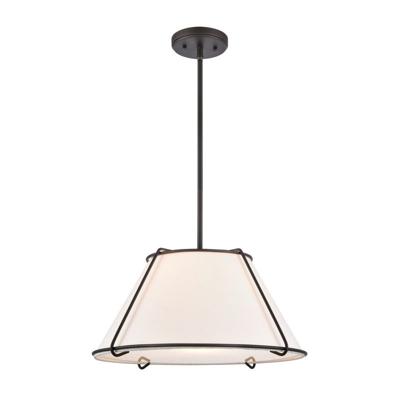 Luminaire suspendu large 1 lumière Regalia 18 po - Bronze huilé, Bronze