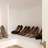 Modular Wardrobe Set with L-Shaped Corner Closet, 4 Drawers, Shelves and Hanging Rods for Bedroom Storage