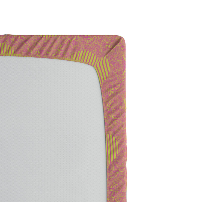 Microfiber Polka Dots Fitted Sheet, Queen Fitted Sheet