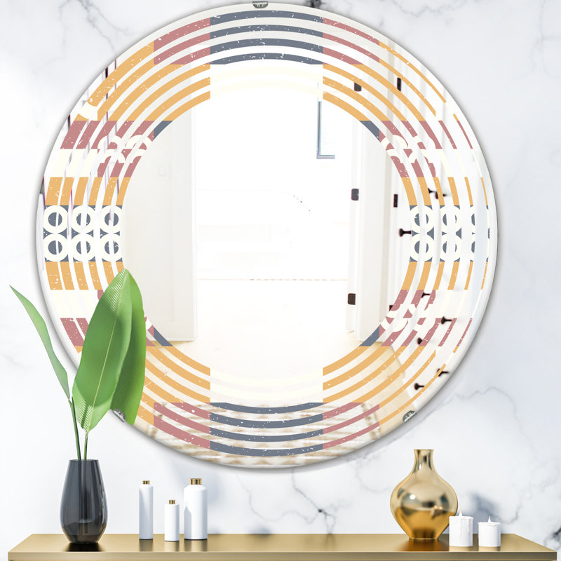 Miroir mural Wave, H 31,5 po x l po