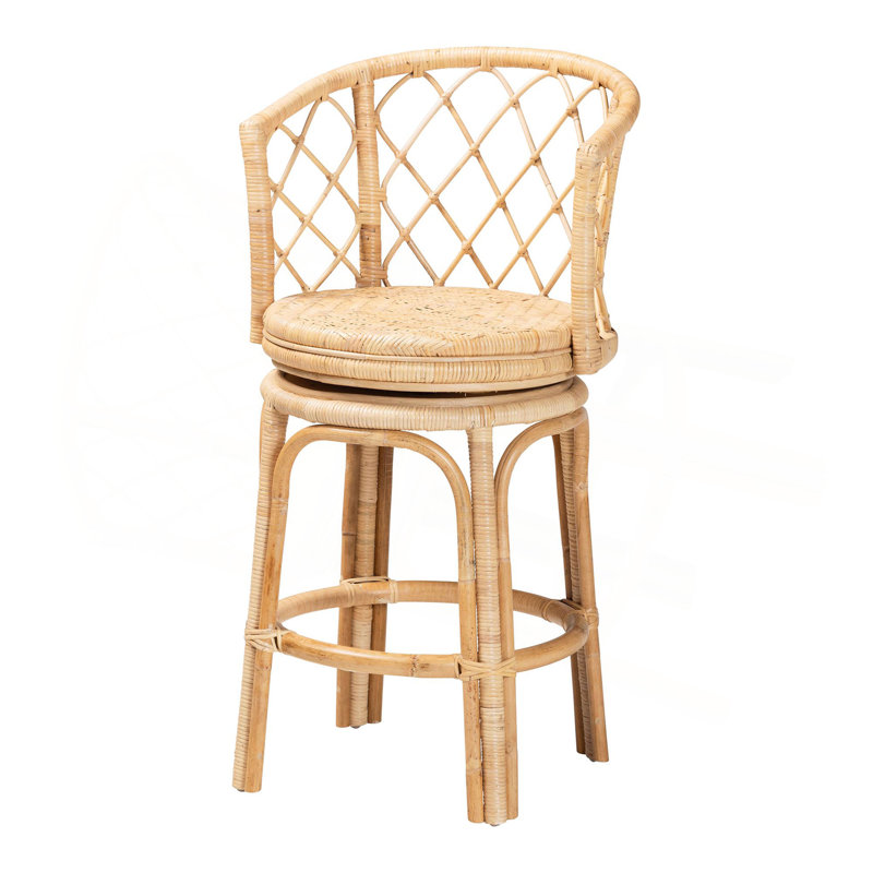Tabouret de bar pivotant bohémien
