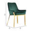     Ensemble de 2 chaises de salle à manger avec accoudoirs capitonnés Pangea Home Hudson-33064610-33064612