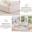 Structure spéciale pour canapé modulaire surdimensionné en U surdimensionné, canapé de plancher Boucle de luxe, canapé compressible convertible, canapé spacieux rempli de mousse pour le salon, 2 couleurs
