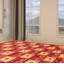 Tapis décoratif en laine de conception unique 6 pi 7 po x 10 pi noué à la main new age ziegler