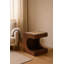 Table d'appoint en bois avec carreaux