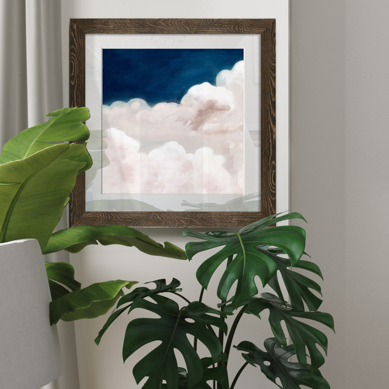 Nuit trouble, reproduction d’art encadrée, Walnut Framed Paper, Blanc, H 27,5 po x l 27,5 po x P 1,5 po