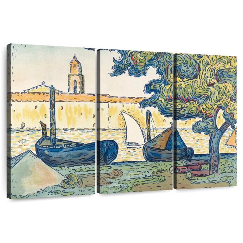 Mehar Saint-Tropez Le Port de Saint-Tropez, H 48 po x l 74 po