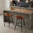 Iraiz Upholstered Counter Stool with Metal Frame-1791533005