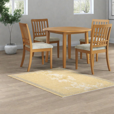 Space-saving Dining Table Sets With Upholstered Chairs For Modern Homes