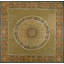 Green Color Floral Medallion Design Antique Square Flatweave French Aubusson Rug