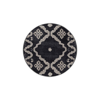 Machine Washable Purple Area Rug