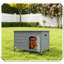 Cage pour chien avec niche verrouillable