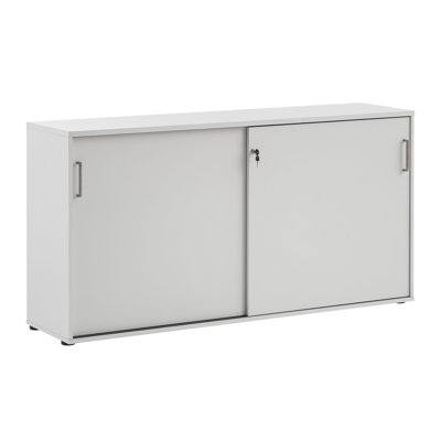 Griffis 2 -Door 1 -Shelf Cabinet Office Storage Cabinet