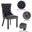 Kingson Modern Glam Tufted Two-Tone Dining Chair with Nailhead Trim & Back Pull Ring-1264563619-1208037965