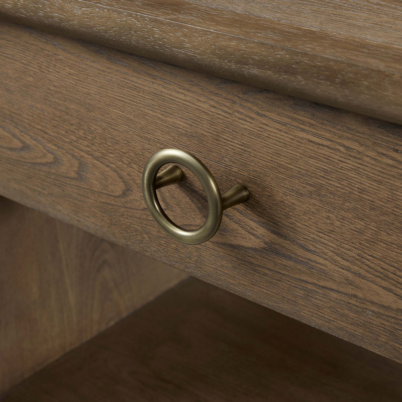 Waterfall End Table - Latte
