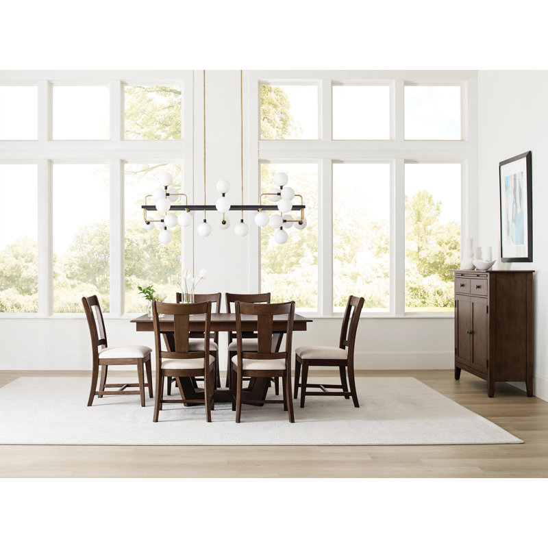 60" RECTANGULAR TRESTLE TABLE PKG, MOCHA