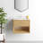 Redbridge 24'' Single Wall Mounted Bathroon Vanity with Quartz Top