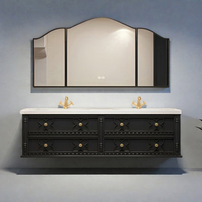 Armoire de salle de bain style français