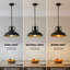 Lacluta 1 - Light Black Dome Pendant