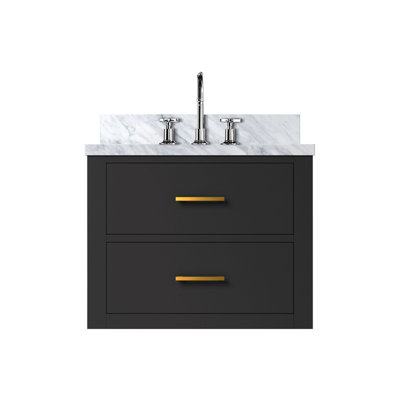 Single Bath Vanity 24 In. W X 18 In. D, Acrylic Top, And Faucet Set