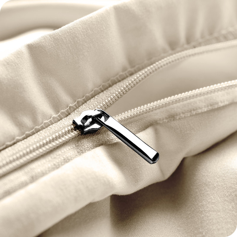 Ensemble de housse de couette et insert de qualité supérieure en microfibre moderne et contemporain Premium, Sable
