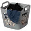 Panier à linge flexible en plastique avec poignées latérales-193150963