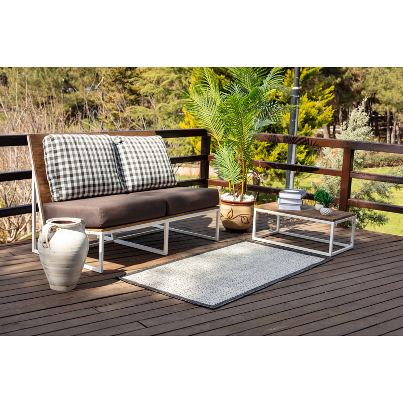 Marmarth Area Indoor/Outdoor Rug, Rectangle 80 x 150cm