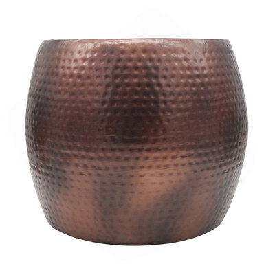 D19.5X16" Nuria Hammered Accent Table