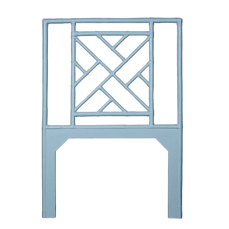Alden Open-Frame Headboard, Twin, Pool Blue