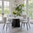 Dining Table White & Black