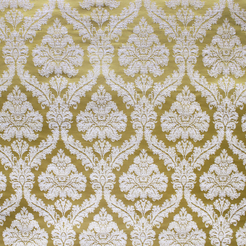 Damask Jacquard | Delano Fabric, Gold