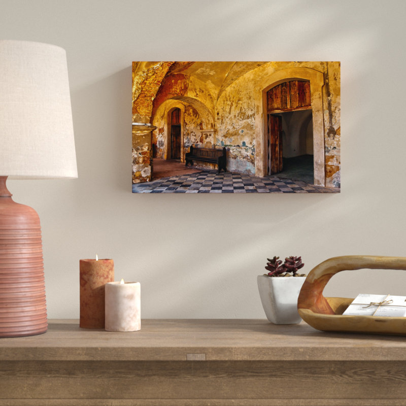« castillo de san felipe del morro 1 », reproduction de photo sur toile tendue, H 16 po x l 24 po x P 2 po