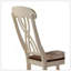 Ensemble de 2 chaises d'appoint au fini babeurre et chêne Dylan