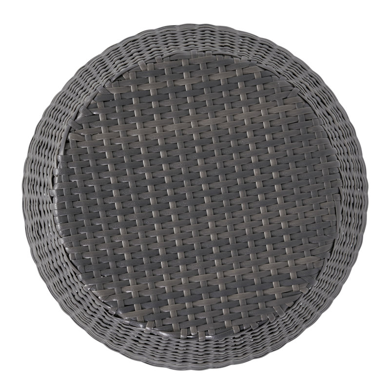Table d'appoint de patio en osier 14,00 "| Idée cadeau