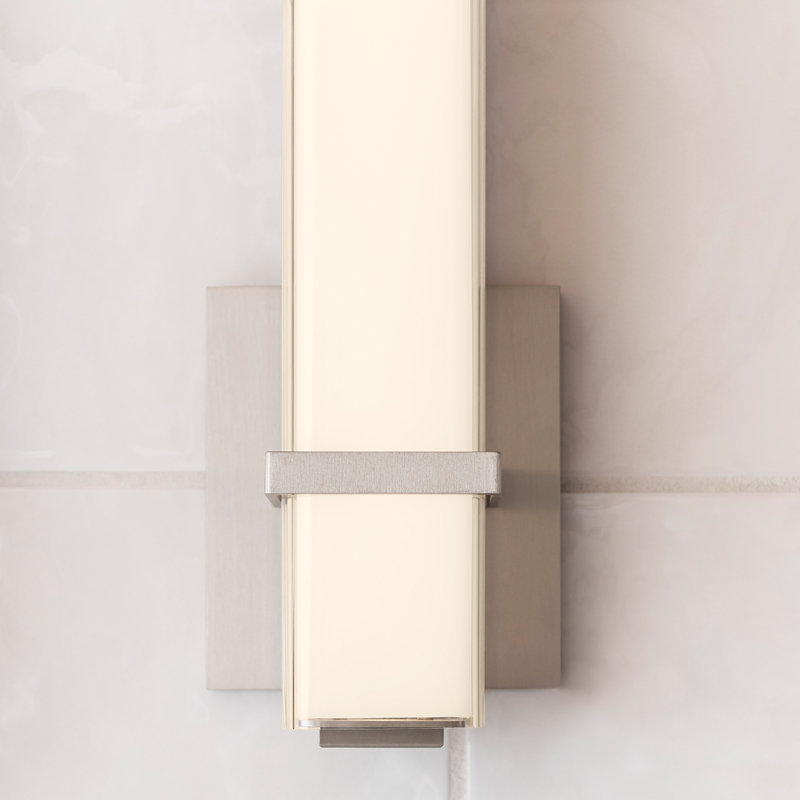 Milan 1 - Light LED Bath Bar, Satin Nickel