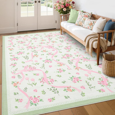 Tapis décoratif lavable
