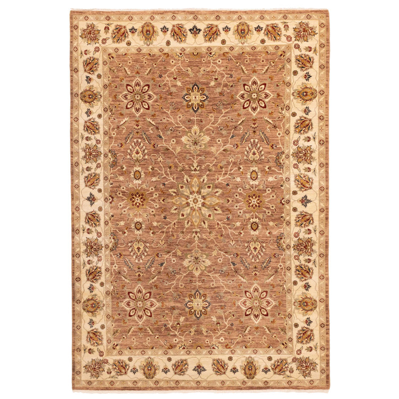 Tapis brun Jamshidpour 6 pi 9 po x 10 pi 0 po