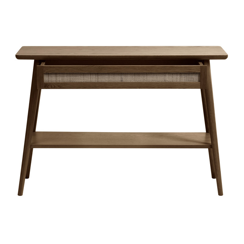 Plessis 110cm Console Table, Smoked Oak