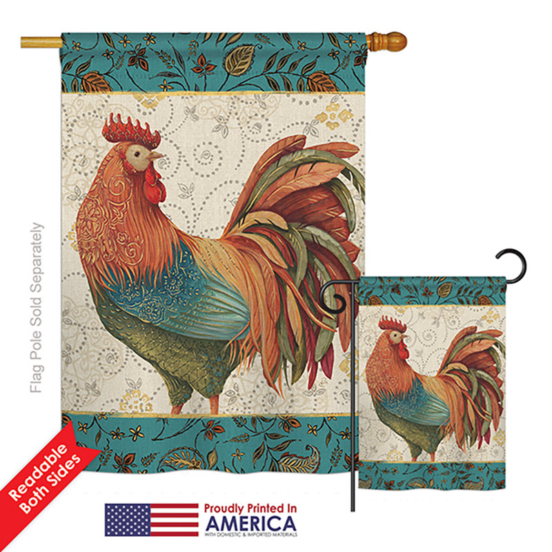 Ensemble de drapeaux en polyester 40 x 28 po Larco
