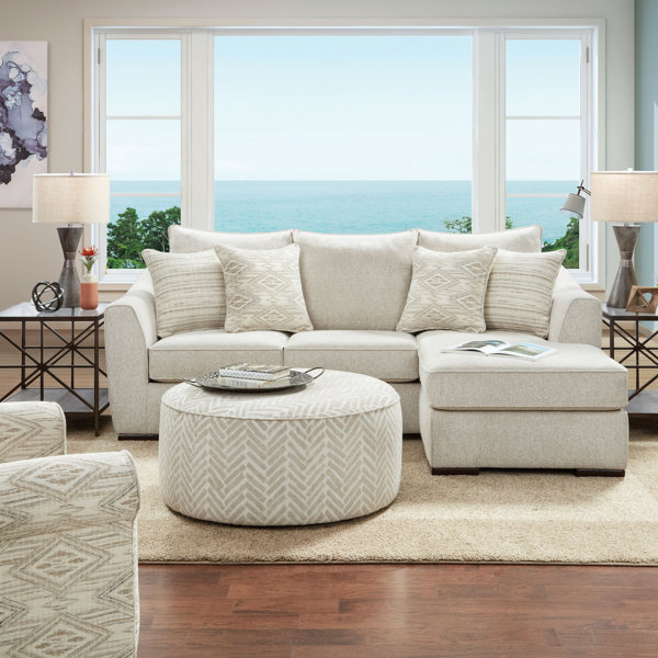 Wade Logan® Bethene 3 - Piece Upholstered Sectional | Wayfair