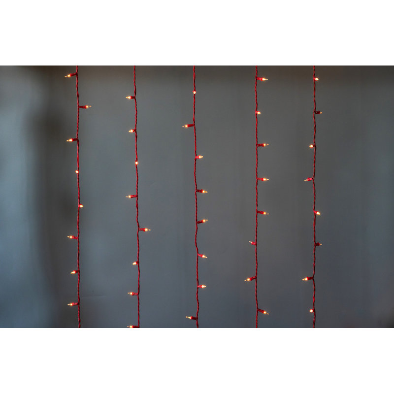 18'' String Lights, Clear/Red Wire