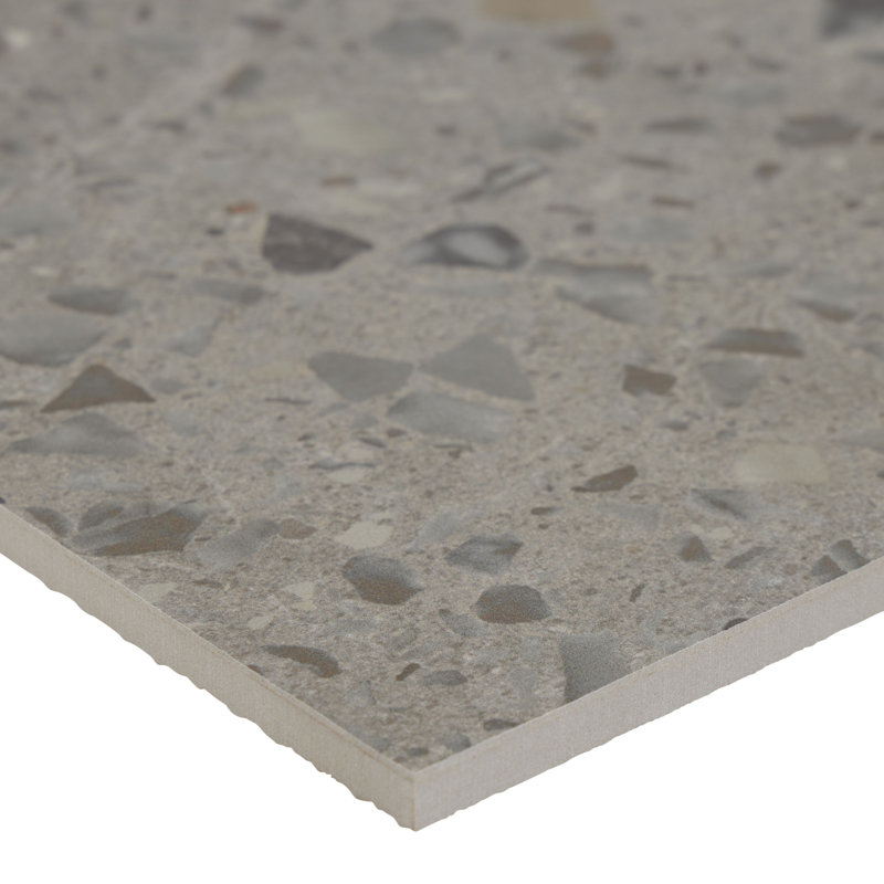 Fragment 12" x 24" Porcelain Wall & Floor Tile, Taupe