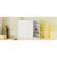 Grand lit escamotable mural avec tablettes