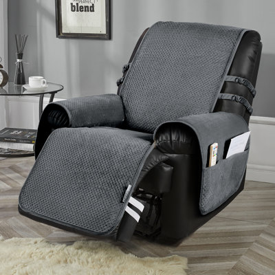 Housse pour fauteuil inclinable à coussins carrés/rectangulaires