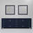 Jacques 84 in. W x 22 in. D Double Bath Vanity, and 34 in. Mirrors-112957819-112957820