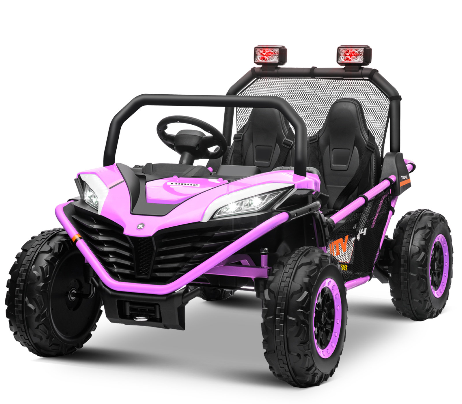 Kulamoon 24V Kids Ride On Toy Car UTV for Kids, Real Seater